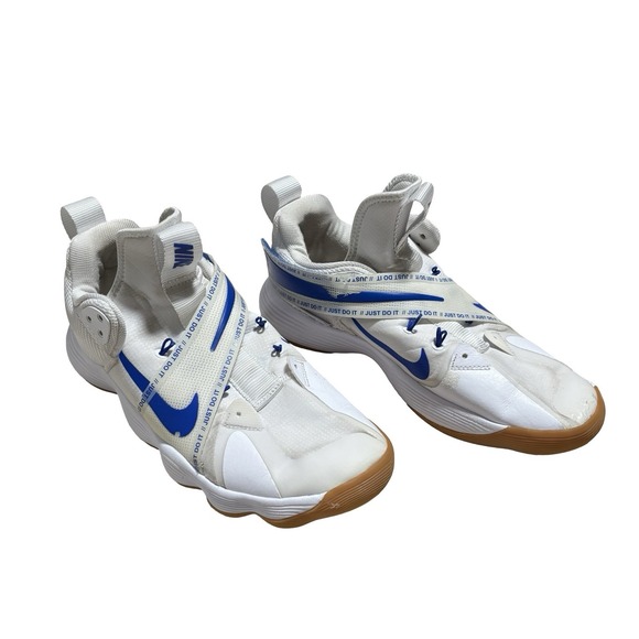 Nike Other - Nike React Hyperset White Game Royal Volleyball Shoes Size 10.5